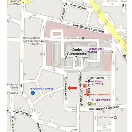 公寓 Hyper-centre Historique Avec Possibilite De Reservation Parking